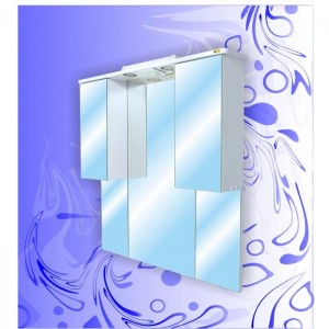 Шкаф зеркало Andaria Мираж с подсветкой 850*820*150