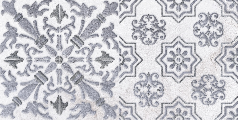 Керамический декор Lasselsberger Ceramics Кампанилья 1641-009 серый тип 1 40*20 см