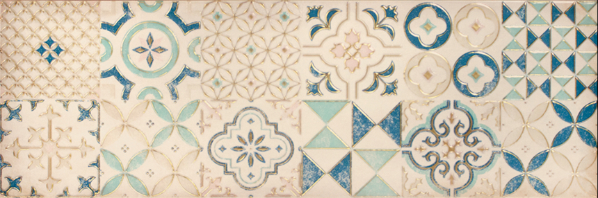 1664-0179 Декор кер. Парижанка Беж. 60*20 арт мозаика