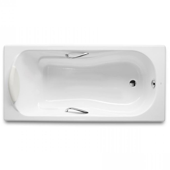 Ванна Roca Haiti 170x80 с отверстиями для ручек, anti-slip 2327G000R