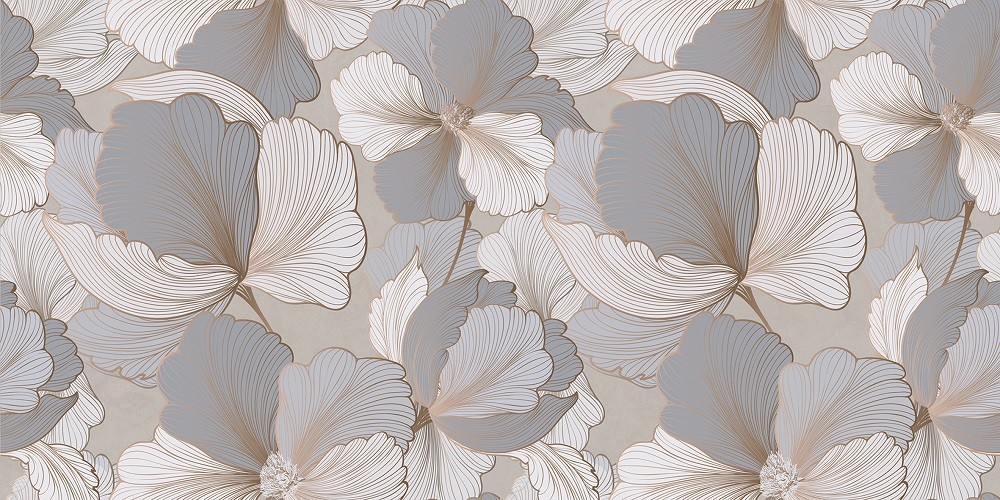 Керамическая плитка Lasselsberger Ceramics Блюм 7260-0005 цветы 30*60 см