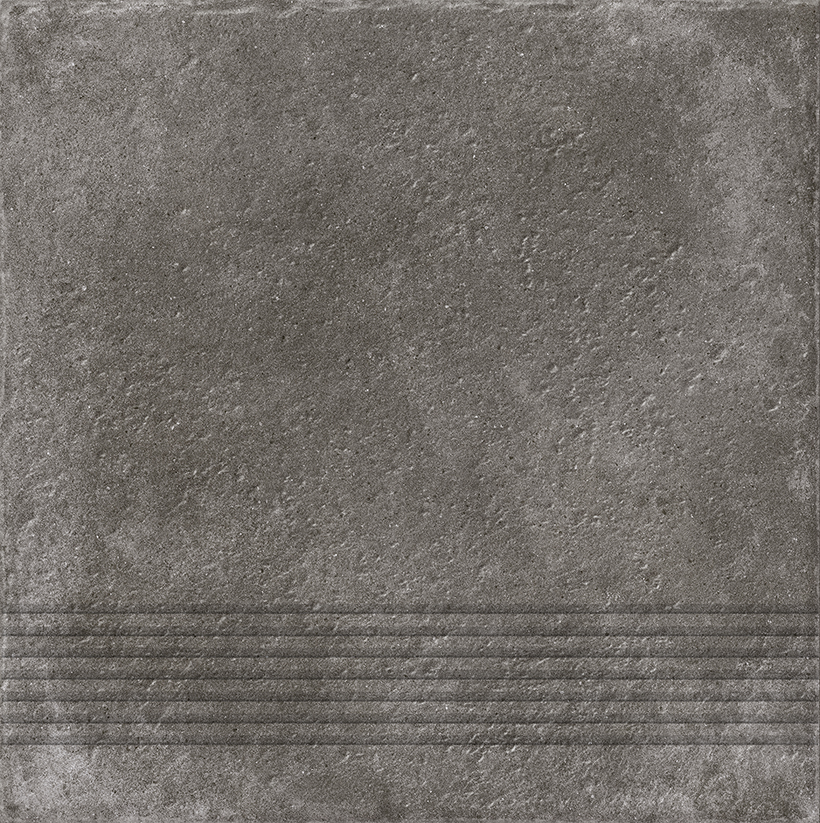 Керамогранит Cersanit Carpet C-CP4A516D ступень Темно-коричневый 29,8*29,8 см