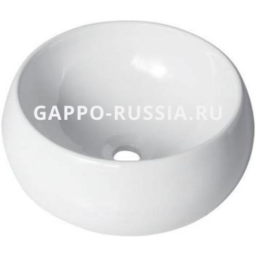 Накладная керамическая раковина Gappo GT103 400х400
