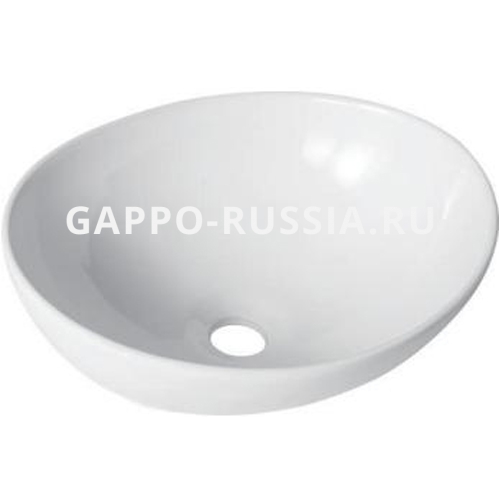 Накладная керамическая раковина Gappo GT304 410х330