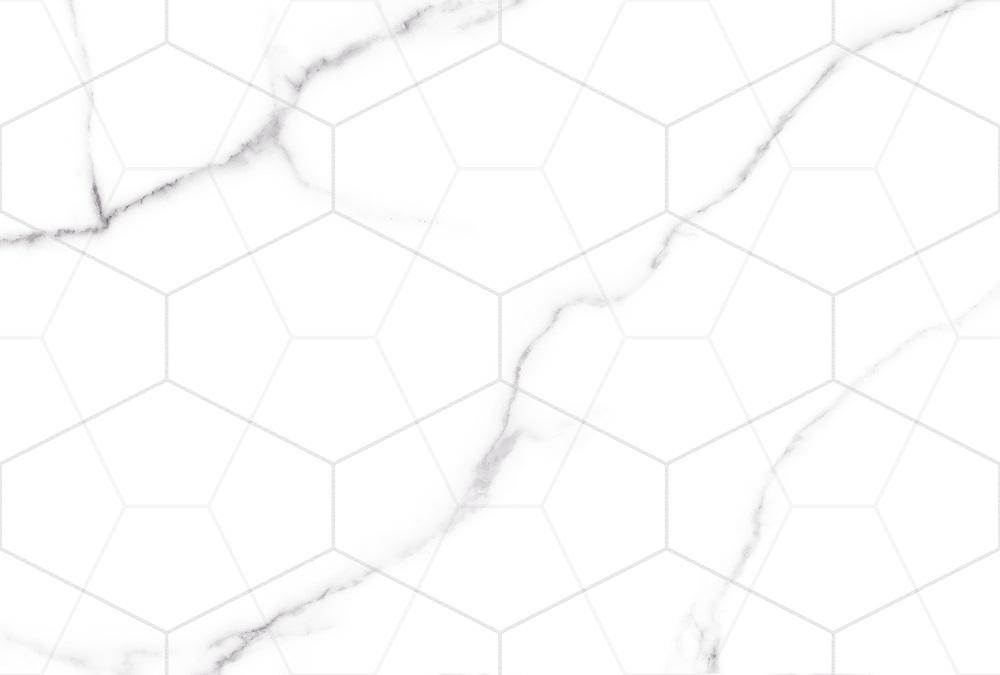 Керамический декор Global Tile Vega GT V9VG3205TG геометрия белый 40*27 см