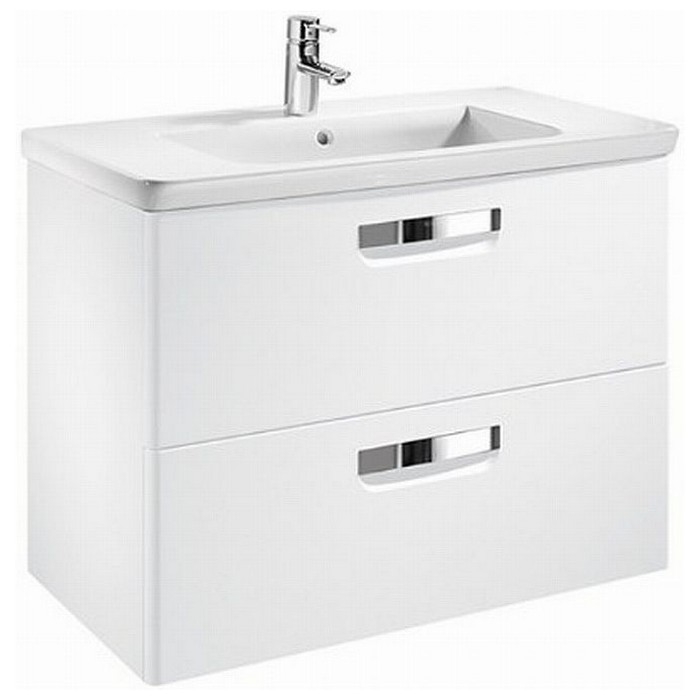 Тумба под раковину Roca The Gap 80 ZRU9302877 белый глянец