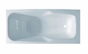 Ванна чугунная Универсал Эврика 1700 с отверстиями для ручек