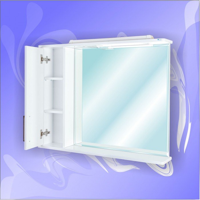 Шкаф зеркало Andaria Андреа с подсветкой левый/правый Ш40 св 700*800*150