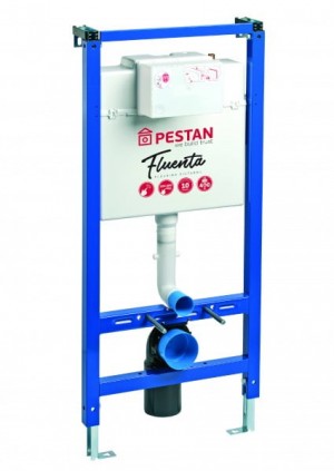 Инсталляция Pestan для подвесного унитаза в комплекте с кнопкой, цвет белый SET40006356DW