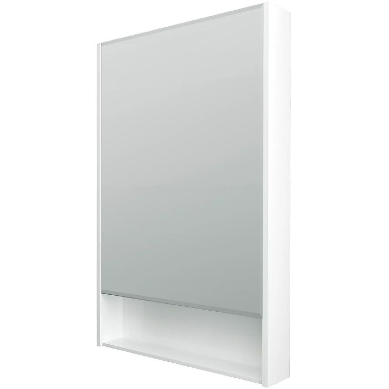 Зеркало-шкаф Mira 60 Белый глянец
