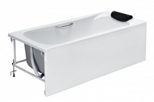 Акриловая ванна Roca BeCool ZRU9302852 170x80 прямоугольная, с отверстиями для ручек, белая