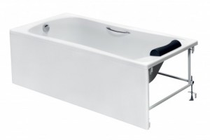 Акриловая ванна Roca BeCool ZRU9302852 170x80 прямоугольная, с отверстиями для ручек, белая
