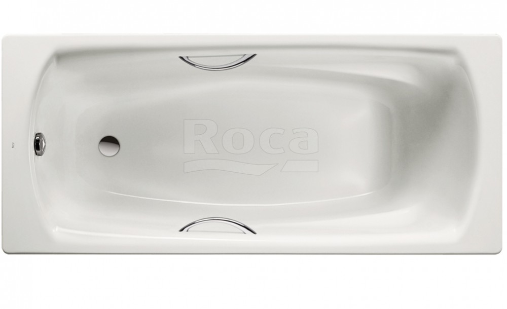 Ванна Roca Swing Plus 170x75 3,5мм, anti-slip, с ручками 236755000