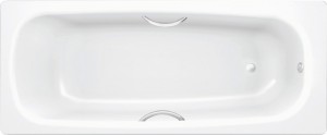 Ванна стальная  UNIVERSAL  HG 150*70  белая 3,5 mm с отв. д/ручек 208 мм