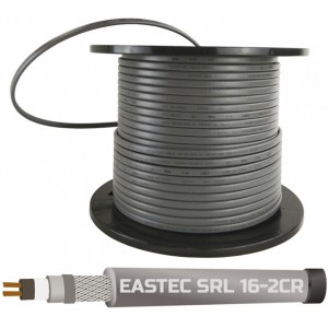 EASTEC SRL 16-2 CR, M=16W (200м/рул.), греющий кабель, пог.м.
