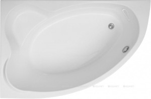 Акриловая ванна Aquanet Lyra 254757 левая 150*100 см