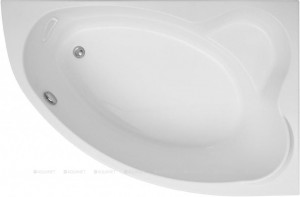Акриловая ванна Aquanet Lyra 254758 правая 150*100 см