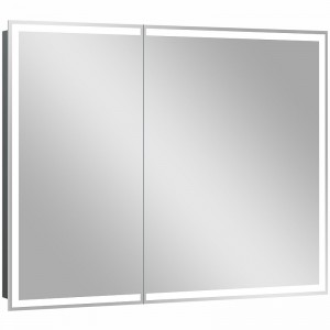 Зеркальный шкаф Континент Allure LED МВК044 100 100*80 см с подсветкой