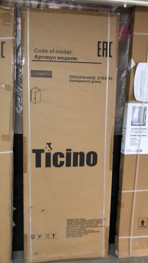Душевая дверь в нишу Ticino Onda T-B0077 1 70*195 L/R матовое стекло без поддона