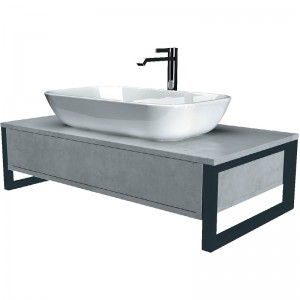 Столешница 1MarKa GRUNGE LOFT 70П Ц0000015938 бетон светлый