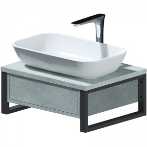 Столешница 1MarKa GRUNGE LOFT 60П Ц0000001582 бетон светлый