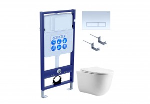 Инсталляция с подвесным унитазом