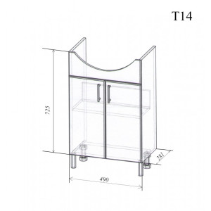 Тумба 1 Антик 55 см