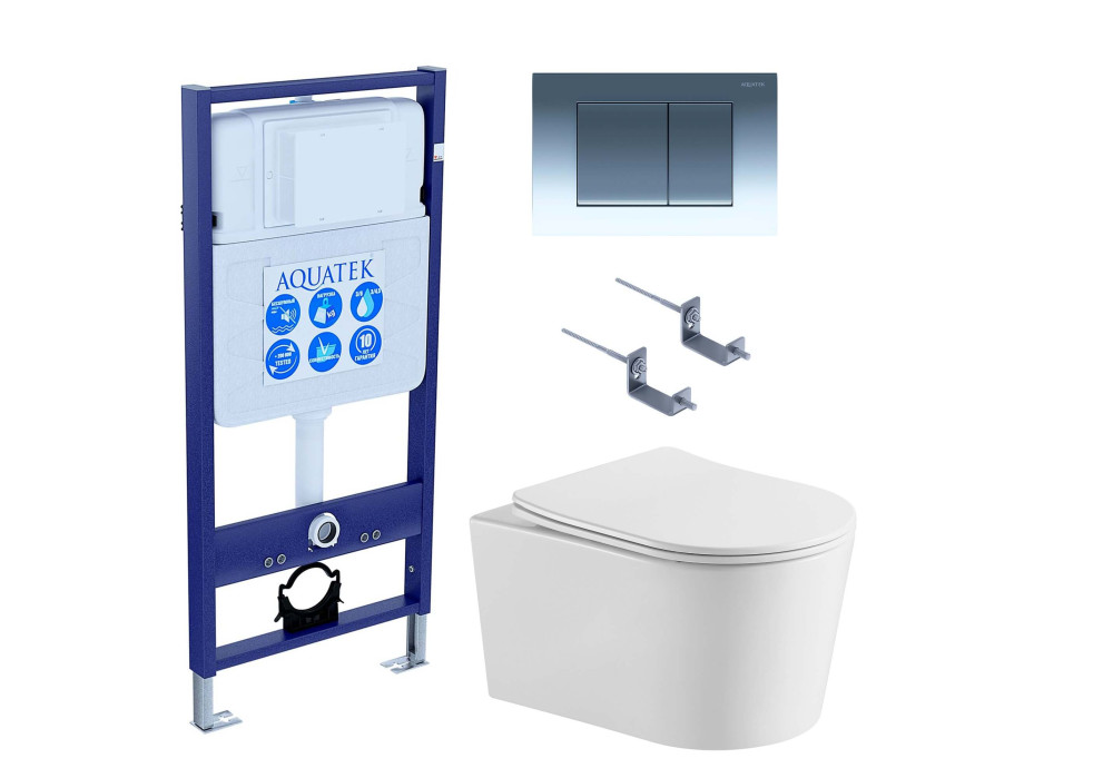 Инсталляция Aquatek с унитазом AQ1365T-00