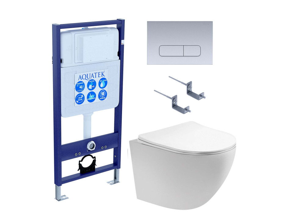Инсталляция Aquatek с унитазом AQ1900T-00