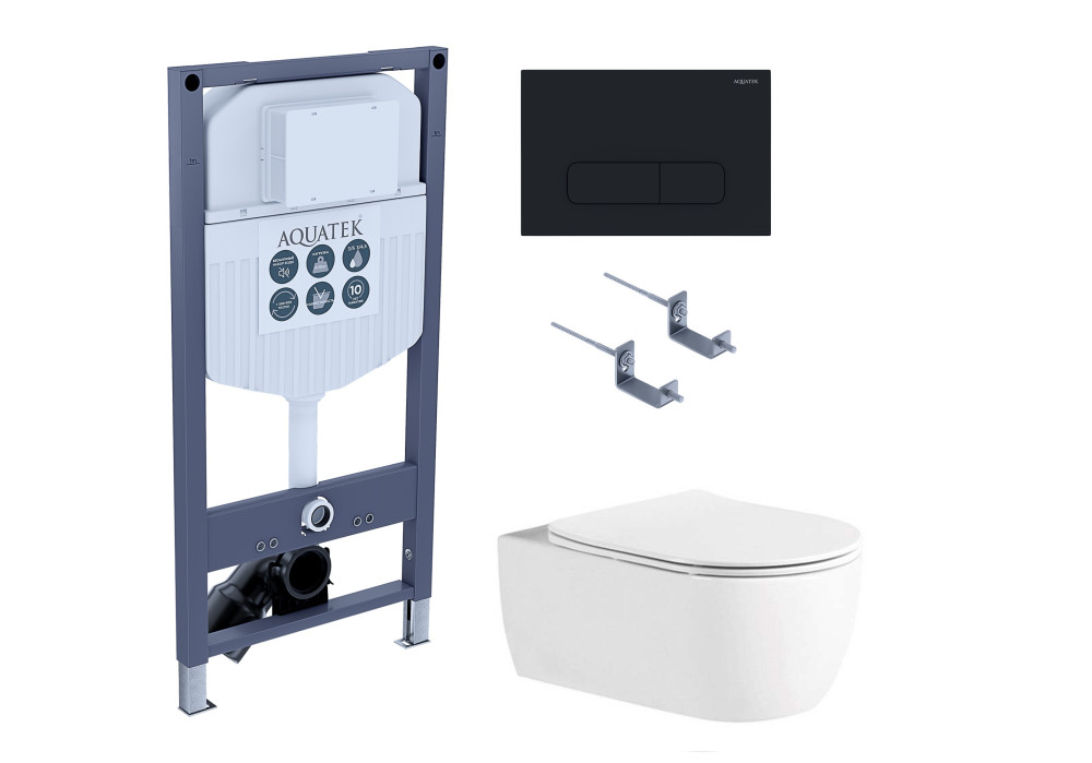 Инсталляция Aquatek с унитазом AQ1106L-00