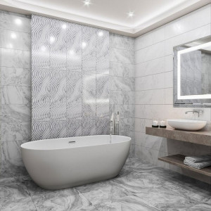 Плитка напольная серая 60*60 см